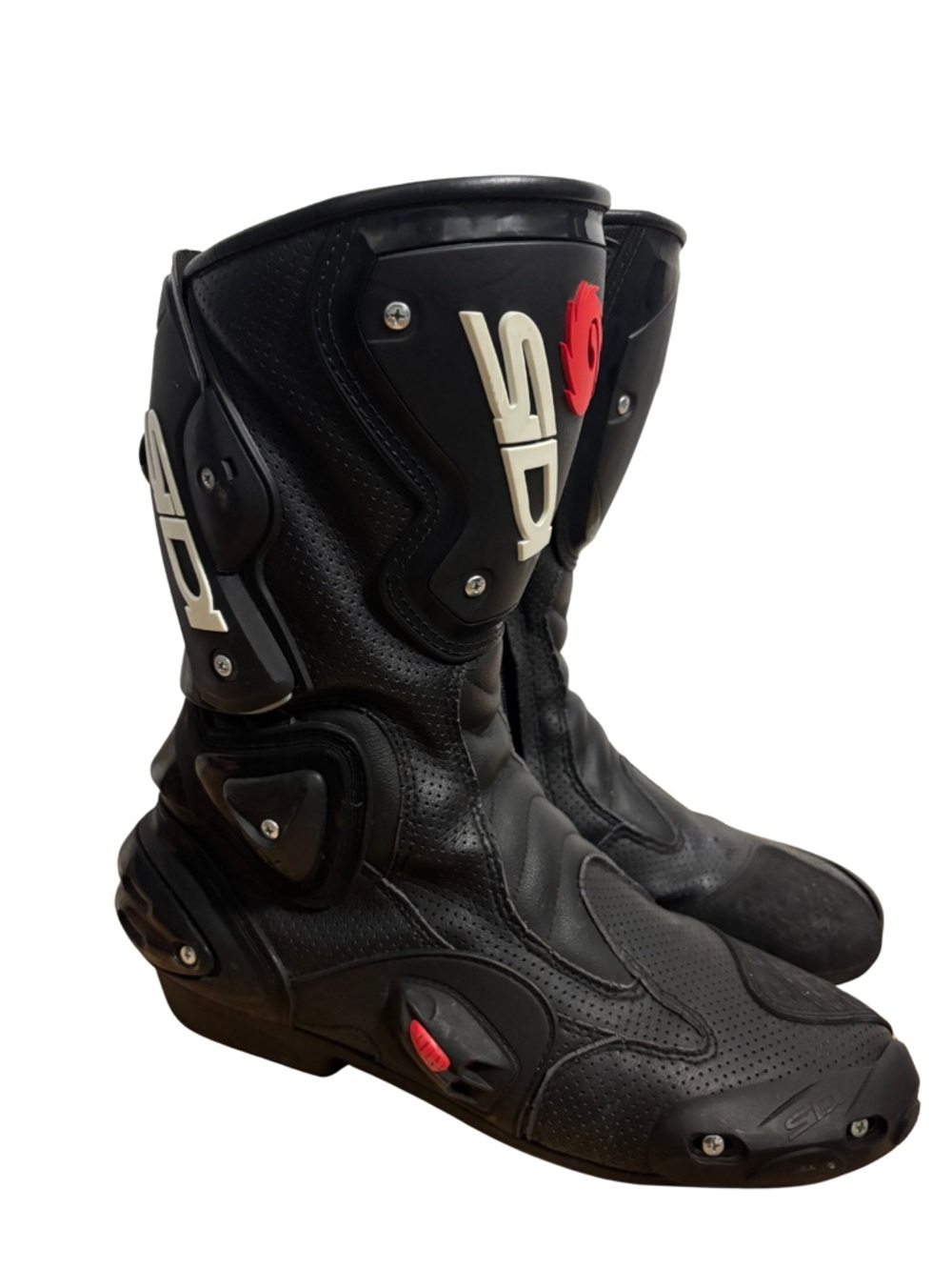 SIDI Men's Black Motorcycle Racing Boots